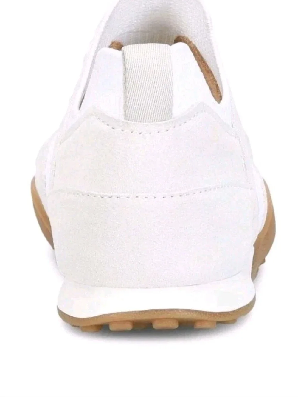 Women's BORN Aire Suede Leather Knit Fabric Casual Sneakers Slip On SZ 9